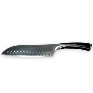 Richardson Sheffield Kyu Santoku Knife X50crmov15 Black Handle Stainless Steel